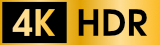 4K HDR - Logo